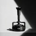 IKAPE Planetary WDT Tool, gefedert, in Mattschwarz, aufrecht in einem schrägen Lichtstreifen