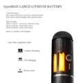 Akkugrafik der V1: durchsichtiger Körper mit den Zellen mit 7.500 mAh, dazu Symbole für Laptop, Auto und Powerbank
