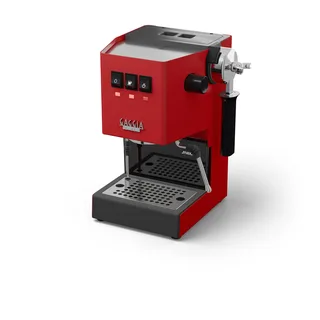 Magnetischer Siebträgerhalter für Gaggia Classic an der rechten Seitenwand, hält den Siebträger, auf Weiß