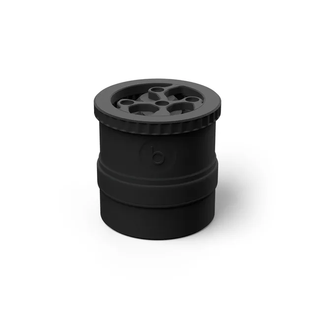 Spirograph-WDT-Tool für Wacaco Picopresso – geschlossen, Dreiviertelansicht auf Weiß