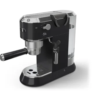 Siebträgerhalter für De'Longhi Dedica – oben auf einer De'Longhi Dedica