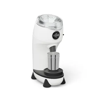 Kit de Acabado de Base para Niche Zero – kit negro sobre una Niche Zero blanca, sobre blanco