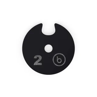 Discos de Control de Flujo para Niche Zero – disco 2 visto desde arriba, sobre blanco