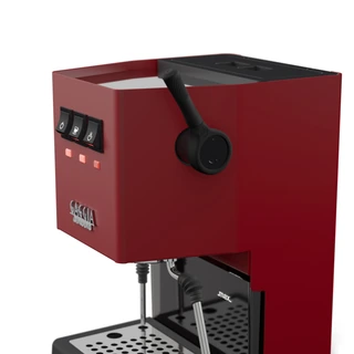 Dźwignia Pary do Gaggia Classic – na maszynie, widok z trzech czwartych, na białym tle