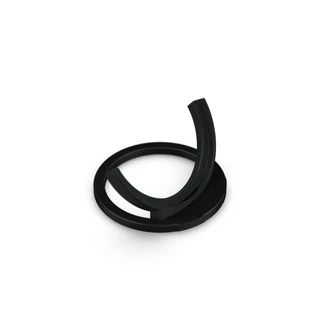 Porte-Couvercle pour Fellow Stagg EKG – vue rapprochée de la surface imprimée en ABS noir, sur fond blanc