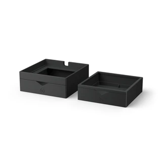 Support avec Tiroir pour Fellow Stagg EKG – Standard et Light côte à côte, sur fond blanc