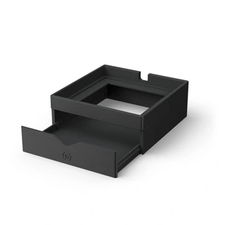 Support avec Tiroir pour Fellow Stagg EKG – Standard avec le tiroir entrouvert, sur fond blanc