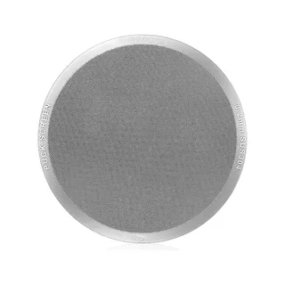 Silbernes V4 Screen mit 51 mm von vorne, am Rand eingeätzt Φ51 mm, PUCK SCREEN und 0,2 mm SUS304