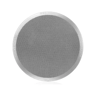 Silbernes V4 Screen mit 53,3 mm von vorne, am Rand eingeätzt Φ53,3 mm, PUCK SCREEN und 0,2 mm SUS304
